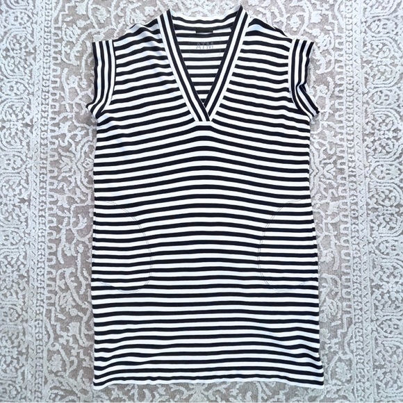 ATM Anthony Thomas Mellilo Pima Stripe Shift Dress - Picture 6 of 14